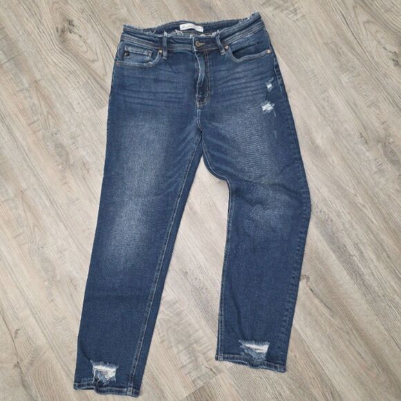 KanCan Super Stretch Distressed Ankle Jeans Size 28 - Picture 1 of 7